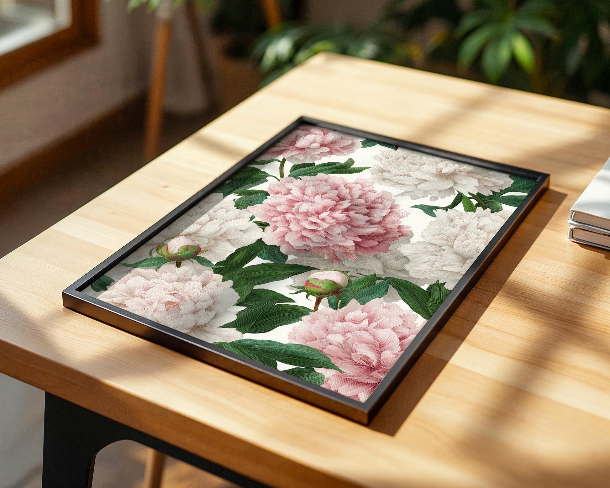 Flower Wall Decor | Peony Botanical Poster