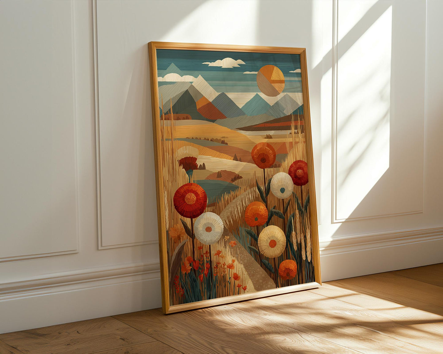 Dopamine Decor Print | Abstract Boho Sun Poster
