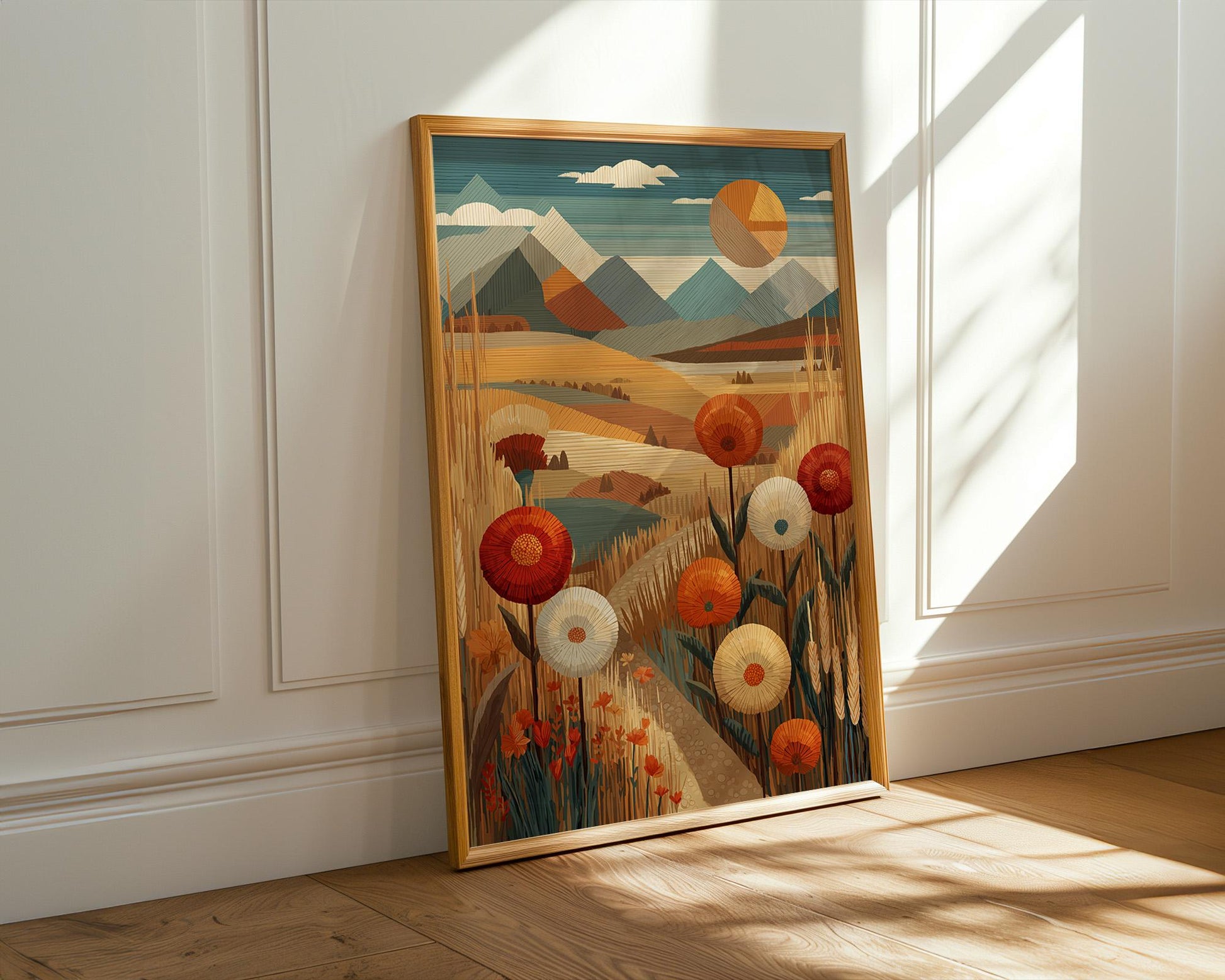 Dopamine Decor Print | Abstract Boho Sun Poster