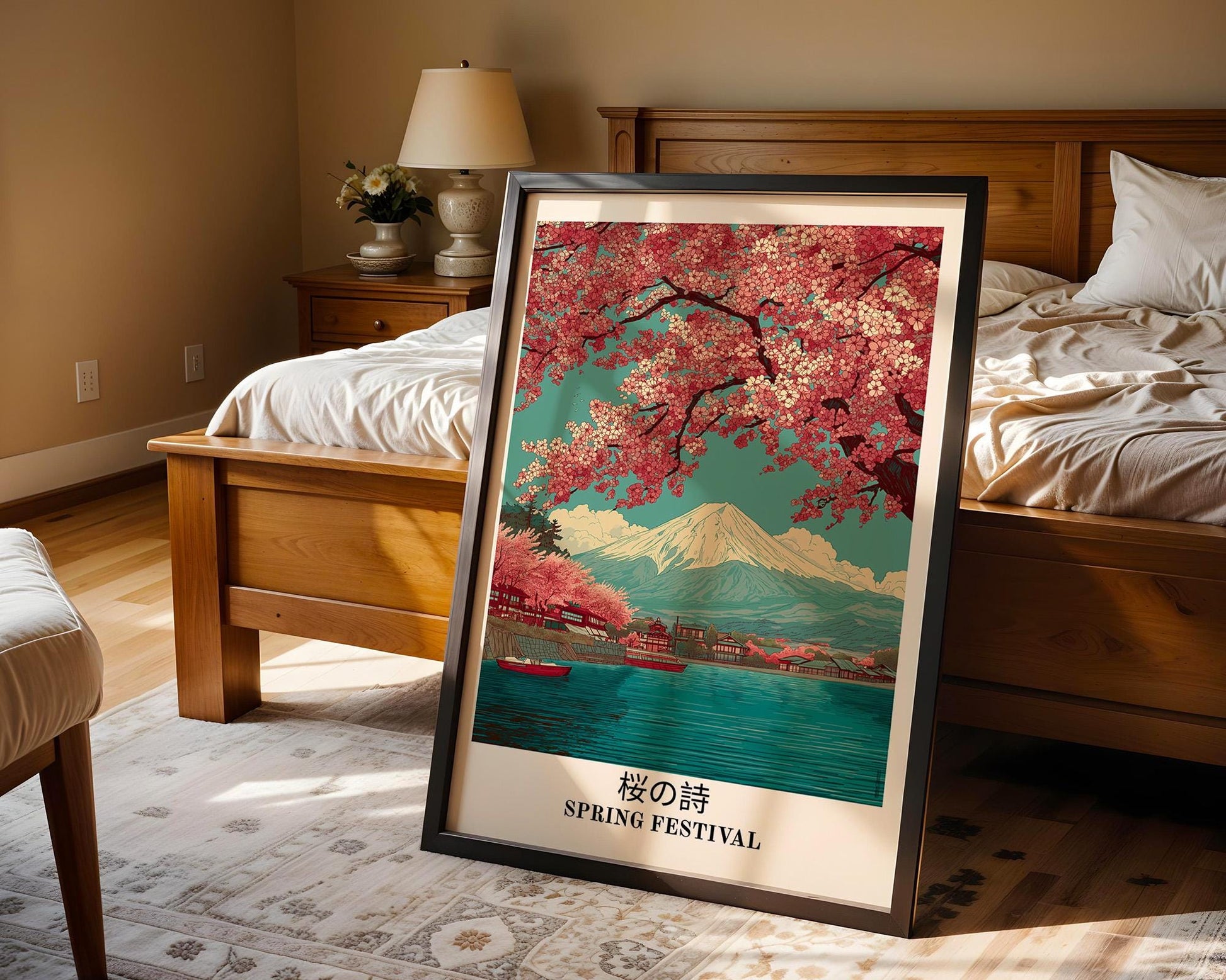 Japanese Wall Art | Japanese Cherry Blossom