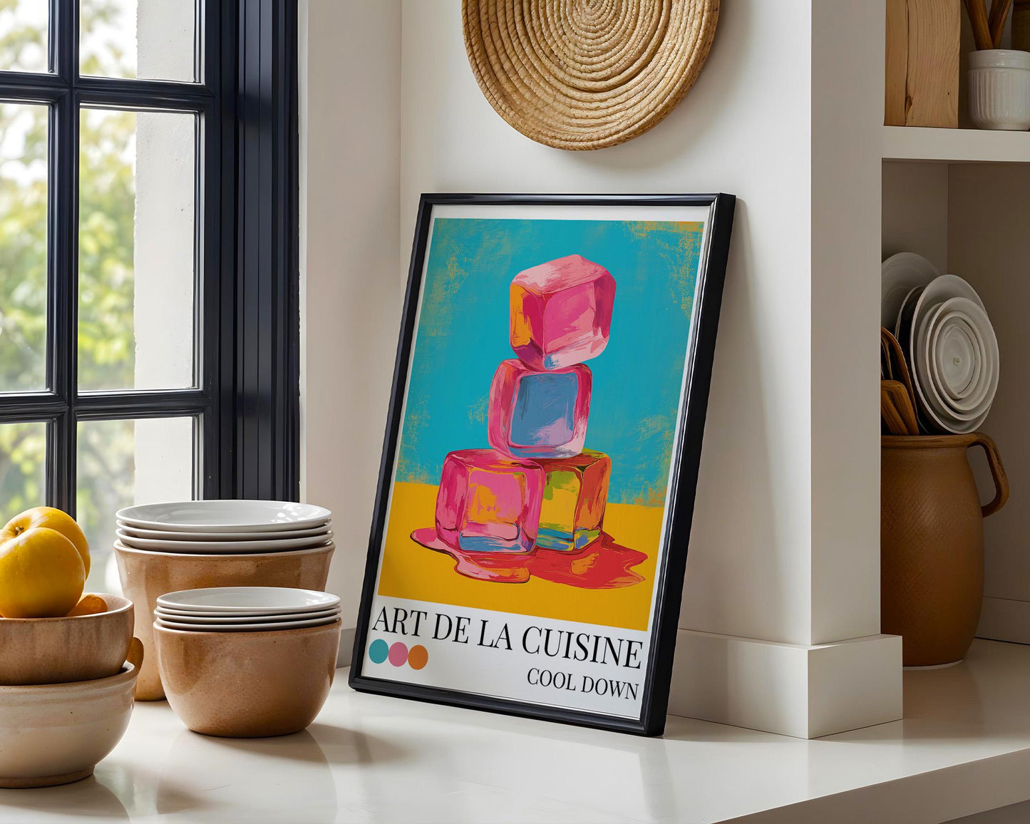 Kitchen Wall Art | Dopamine Kitchen Art