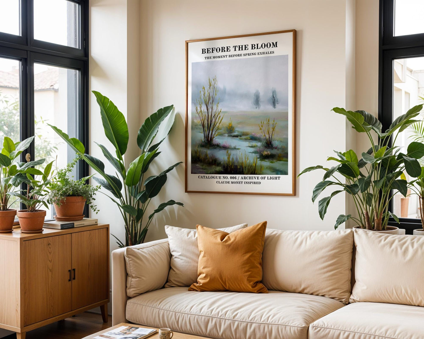Gallery Wall Art | Claude Monet Inspired Poster