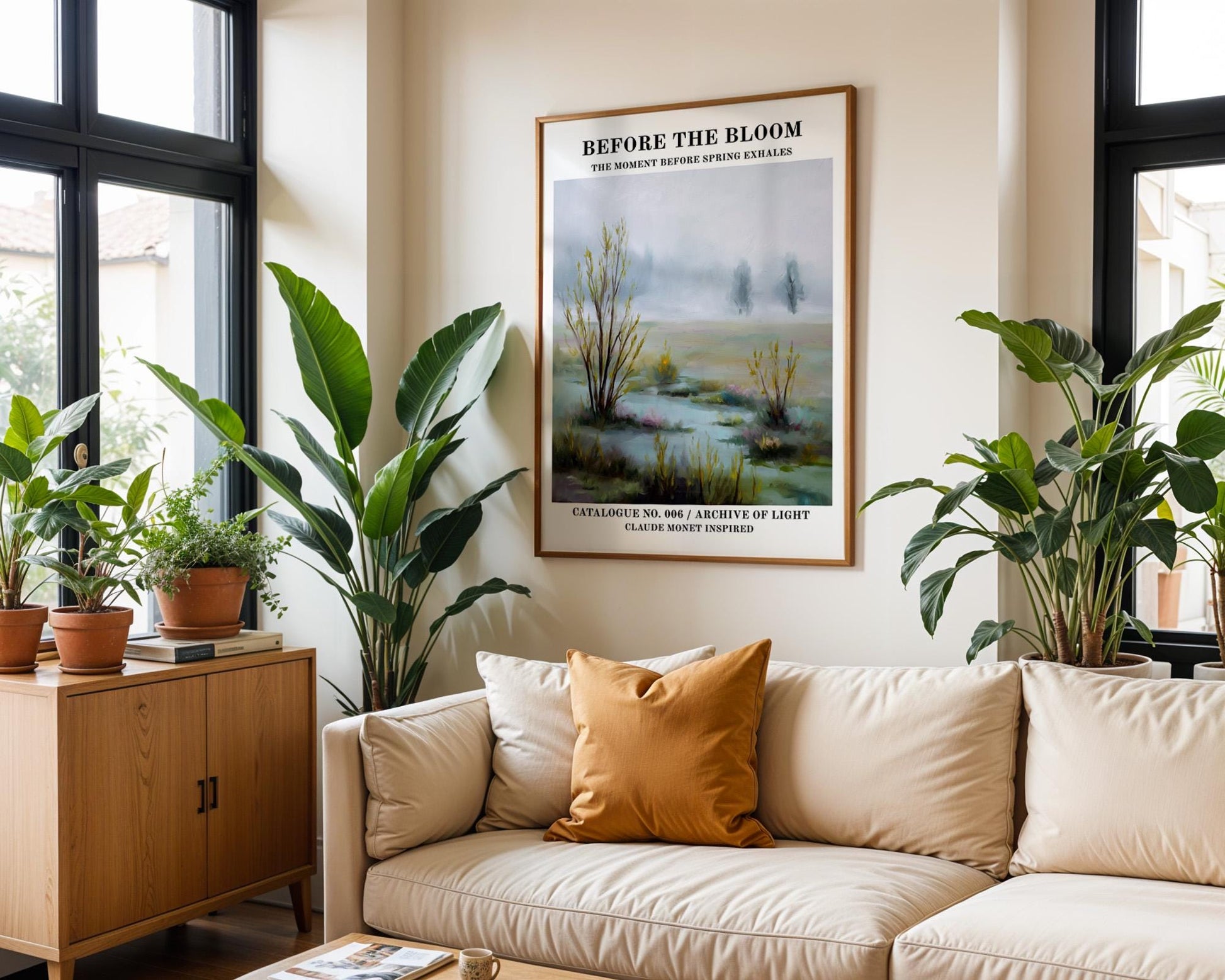 Gallery Wall Art | Claude Monet Inspired Poster