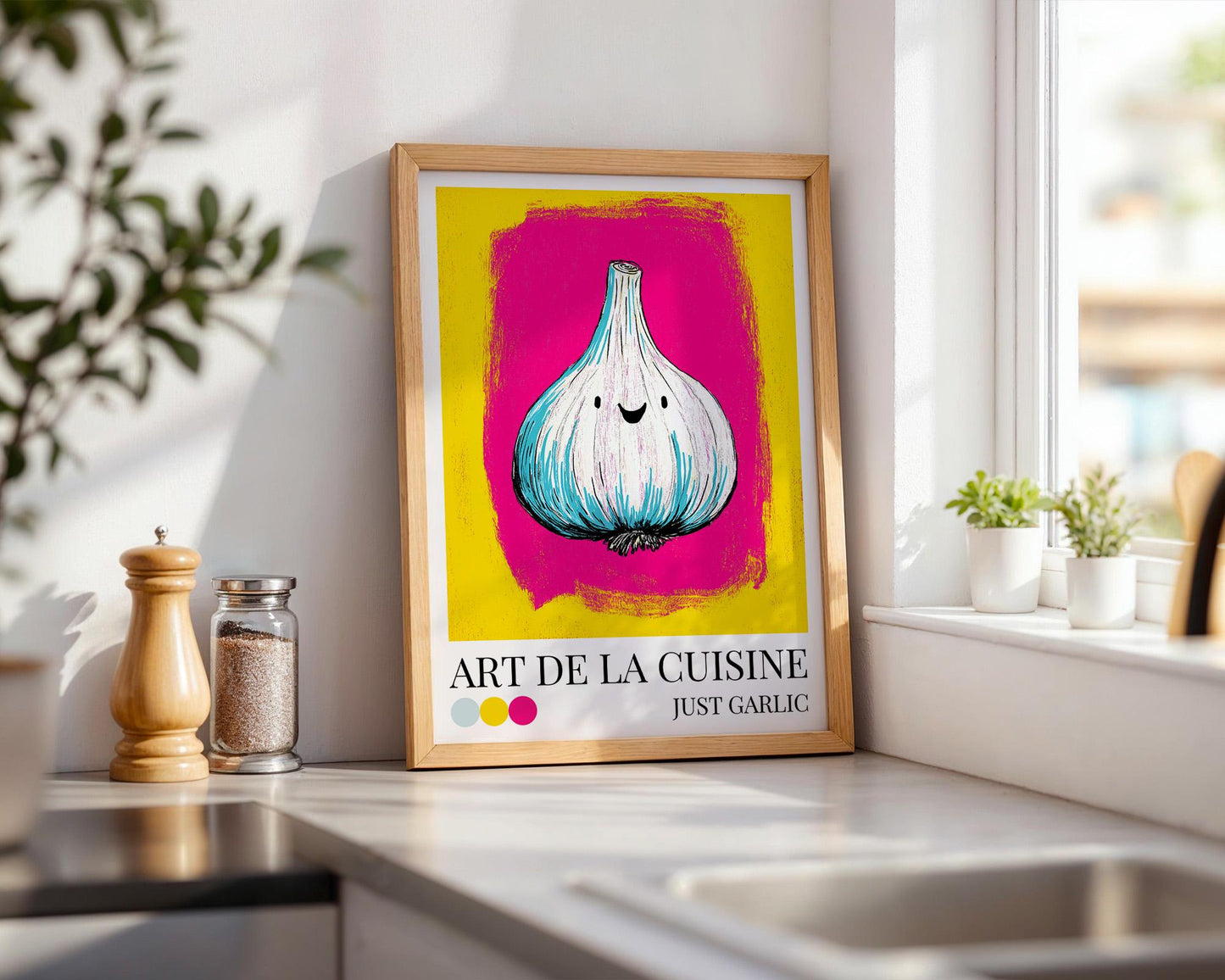 Kitchen Wall Art | Garlic Kitchen Wall Art