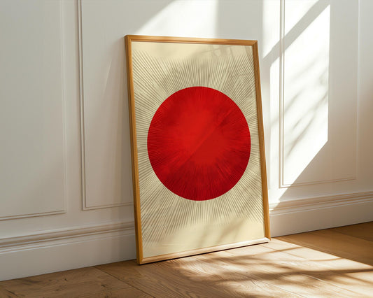Japanese Wall Art Print | Minimalist Zen Yoga Decor