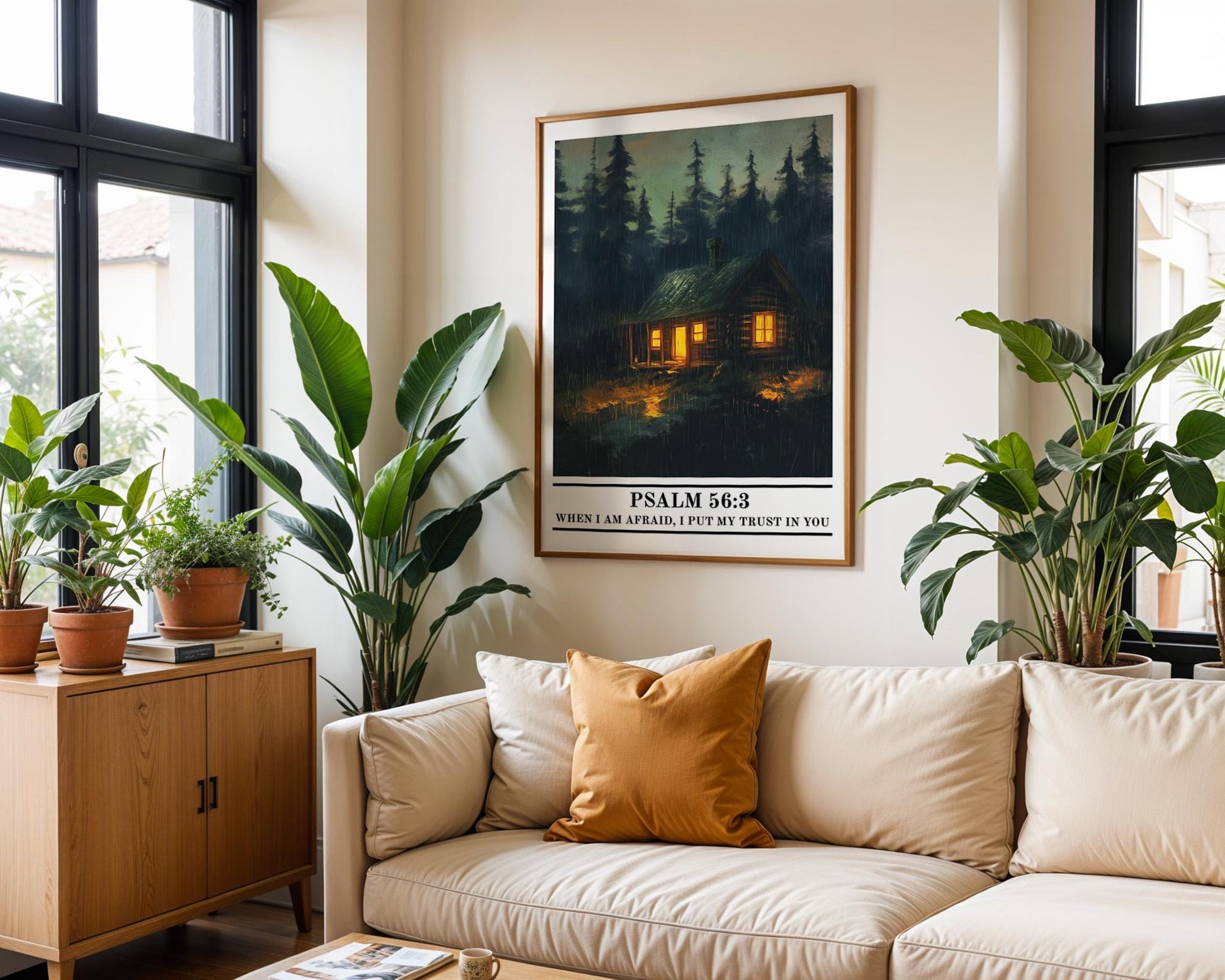 Christian Wall Art | Psalm 56:3 Print