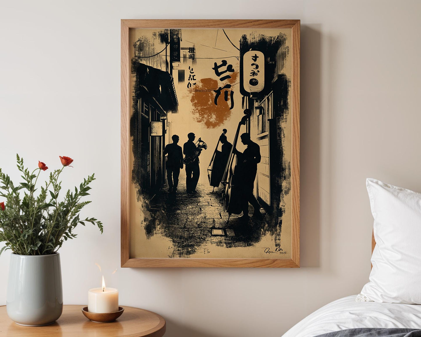 Japanese Wall Art | Japanese Jazz Art Print