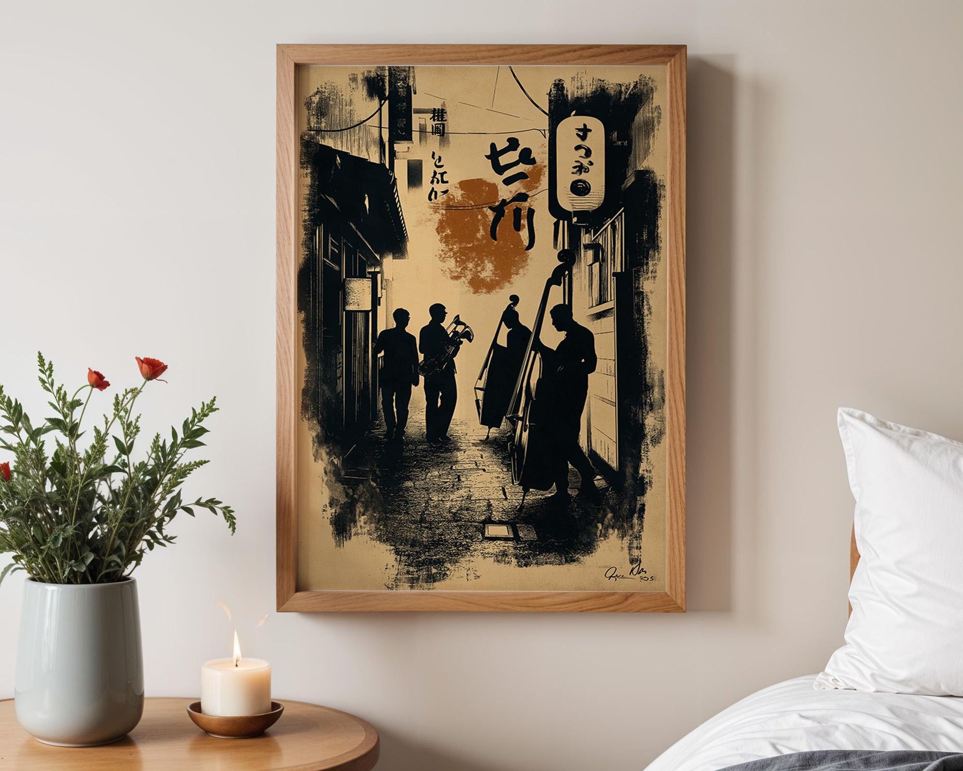 Japanese Wall Art | Japanese Jazz Art Print