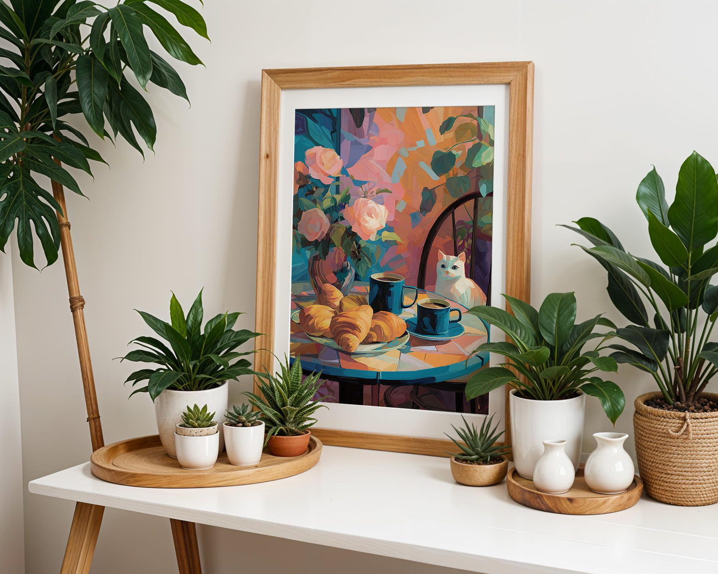 Dopamine Decor | Colourful Abstract Floral Print