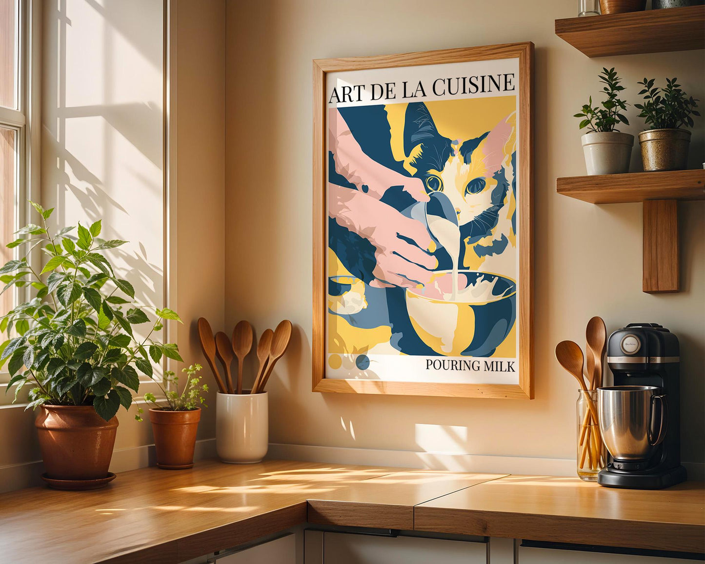 Kitchen Wall Art | Bold Cat Decor