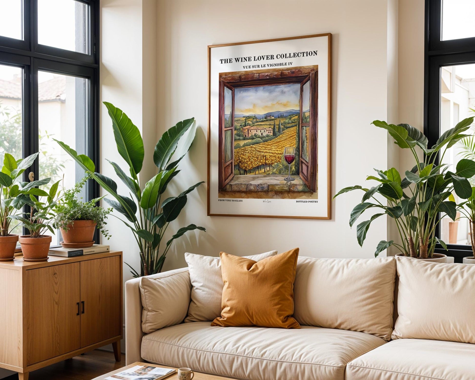 Kitchen Wall Art | Vineyard Art Print
