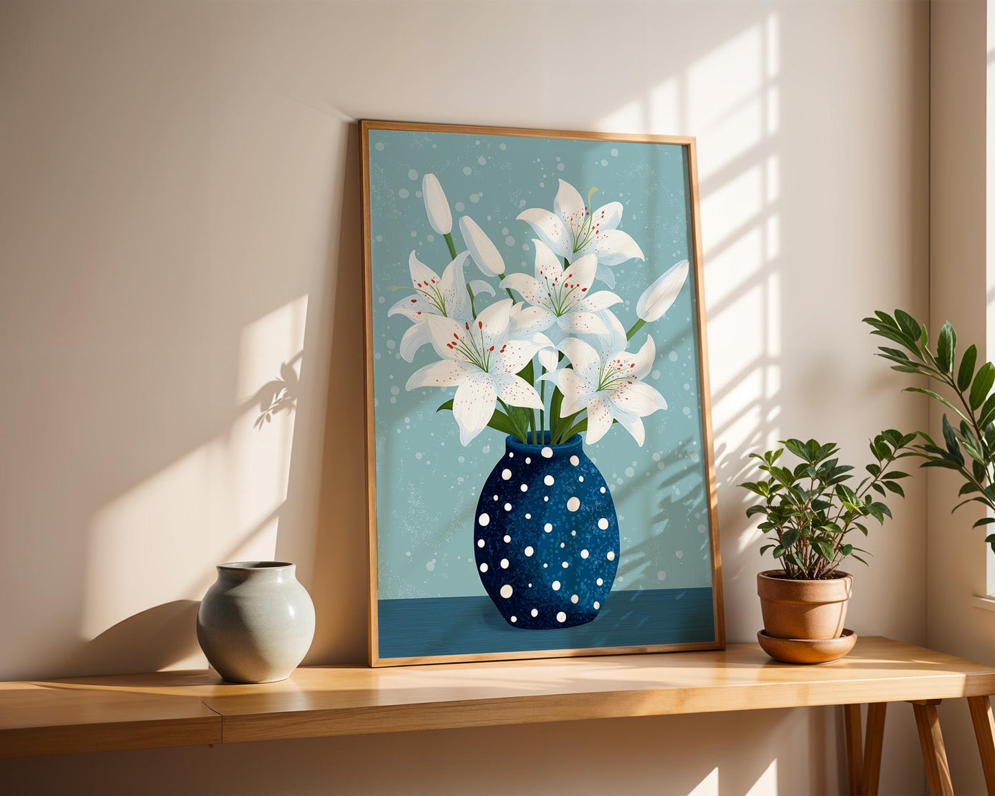 Flower Wall Decor | Lily Flower Poster