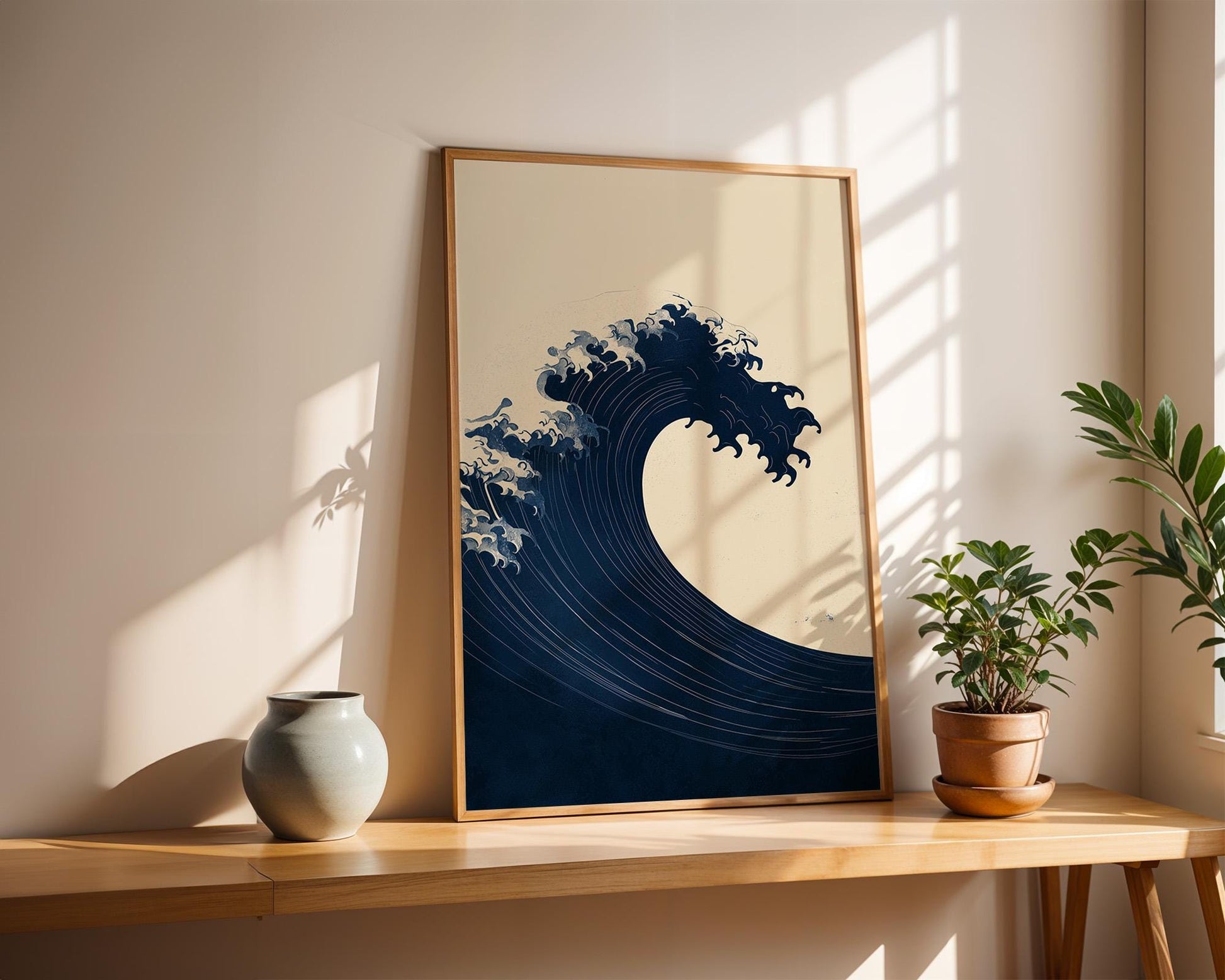Japanese Wall Art | Japanese Ocean Wave Art