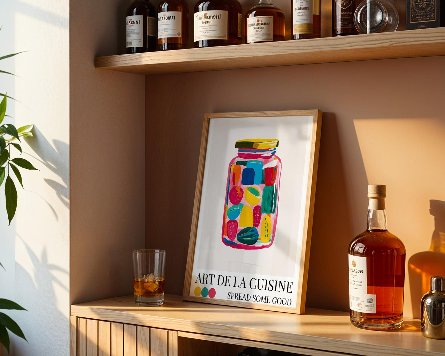 Kitchen Wall Art | Jam Jar Art Print