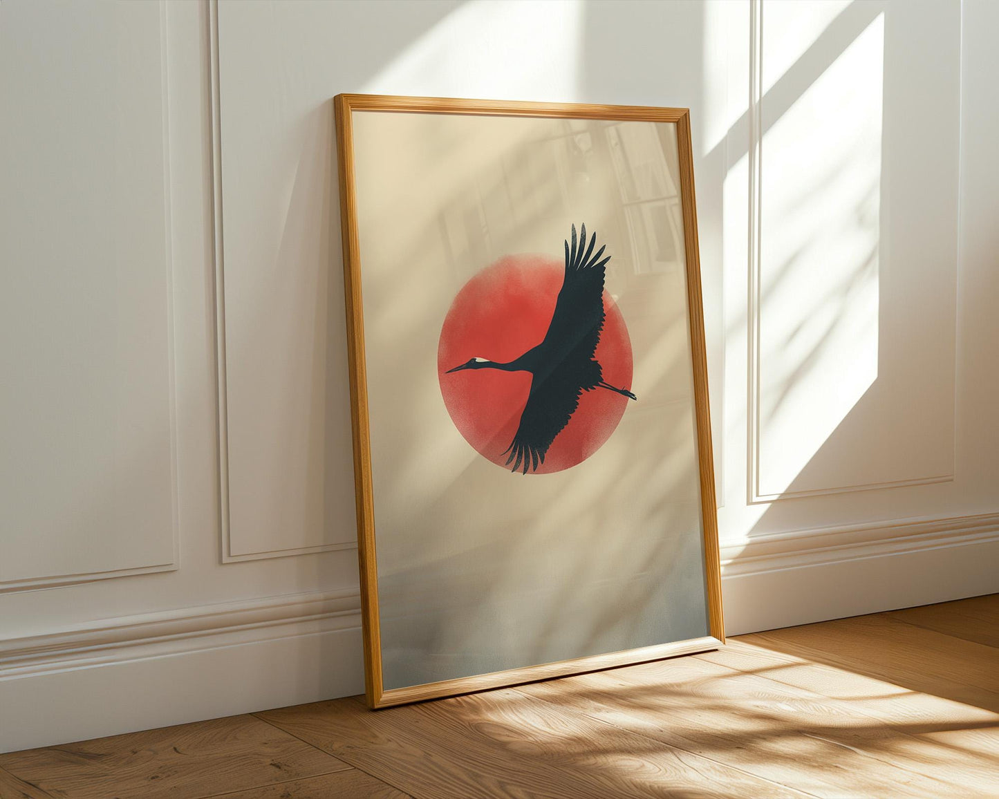 Japanese Wall Art | Minimalist Zen Yoga Decor