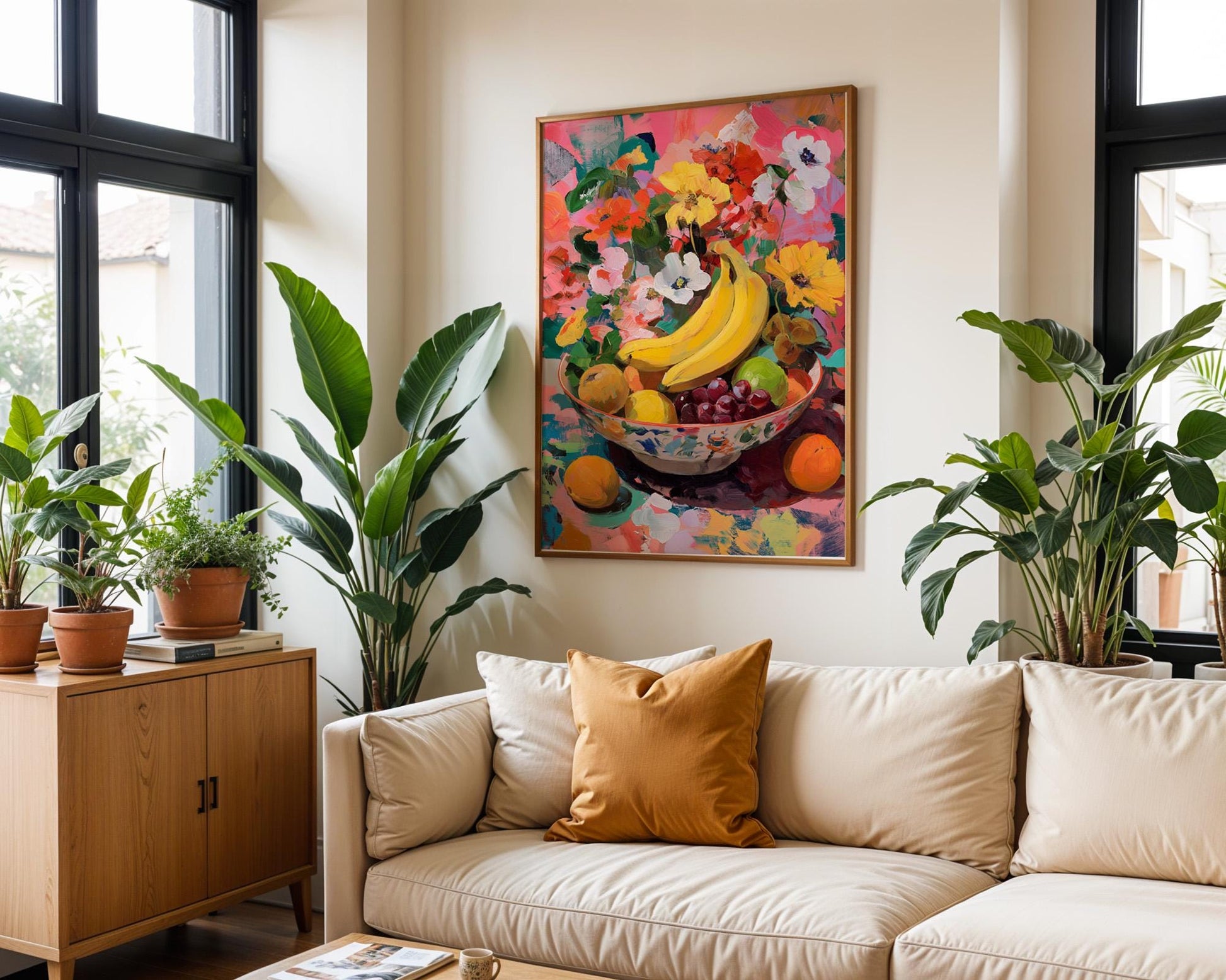 Kitchen Wall Art | Colourful Maximalist Wall Print