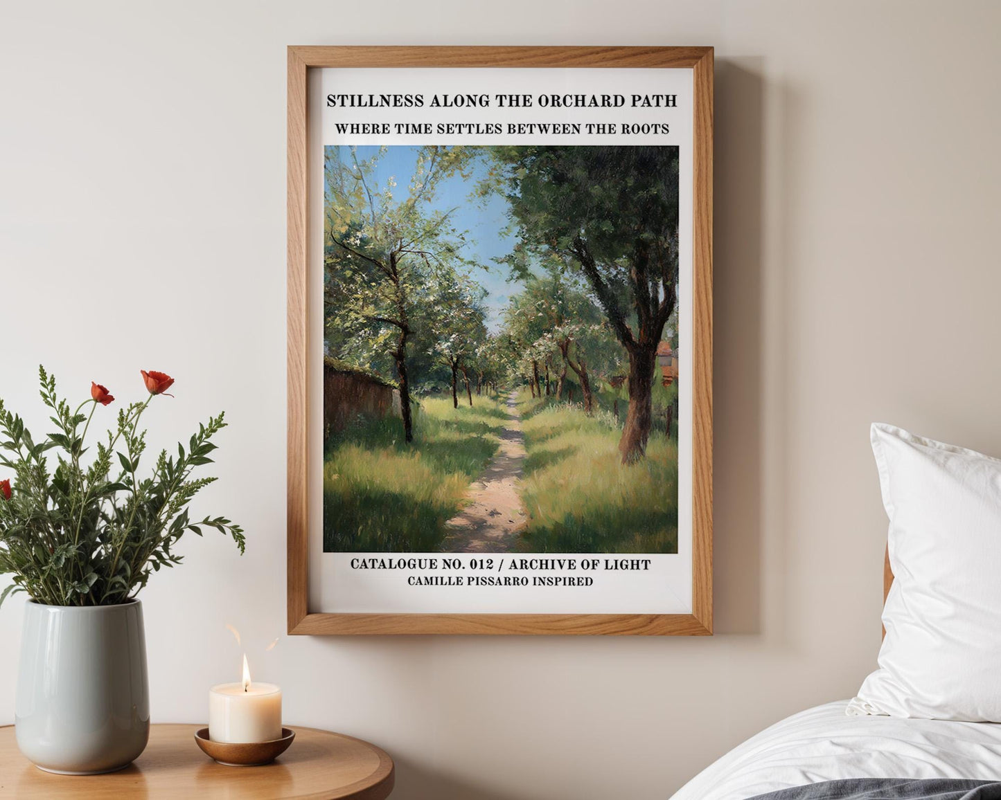 Gallery Wall Art | Camille Pissarro Inspired Poster