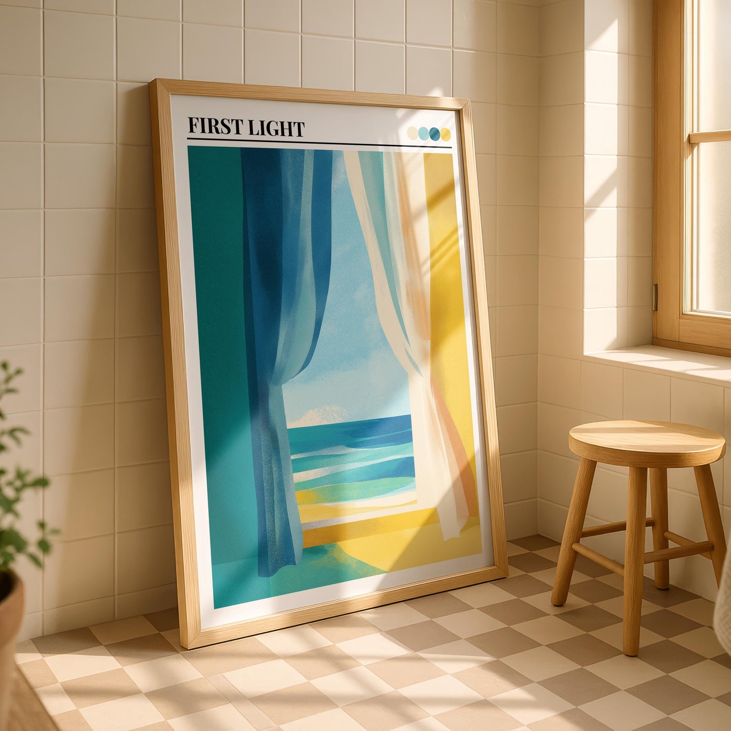 Bathroom Wall Art | Beach Wall Art Print