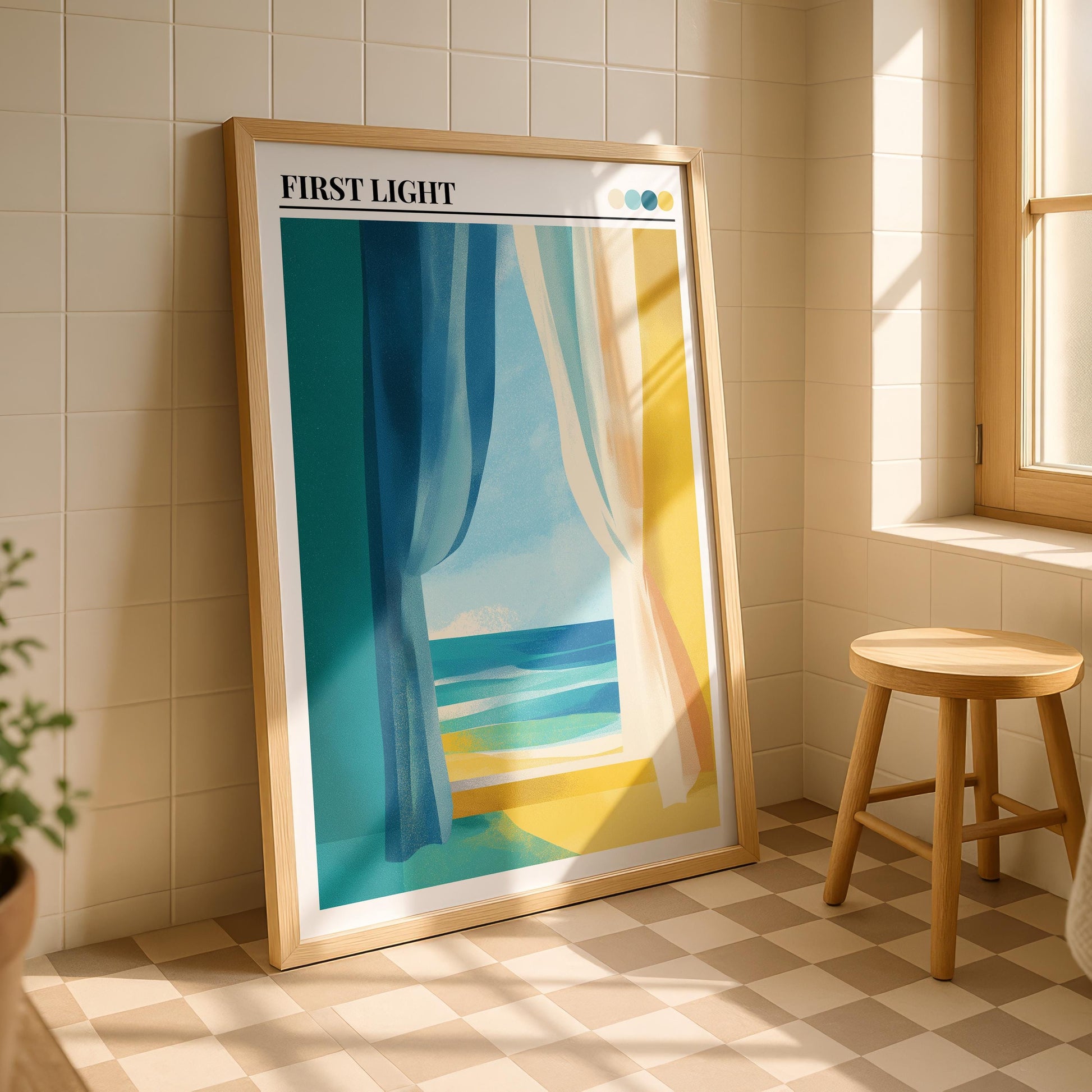 Bathroom Wall Art | Beach Wall Art Print