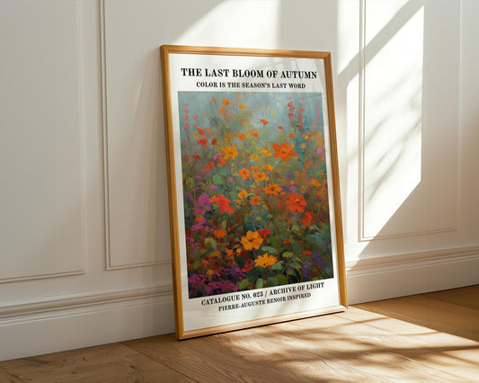 Gallery Wall Art | Autumn Floral Wall Art