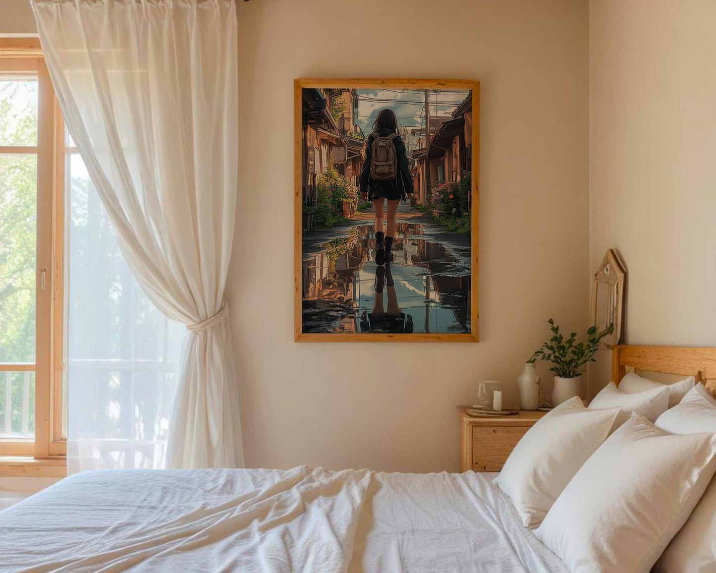 Japanese Wall Art | Anime Girl Art Print
