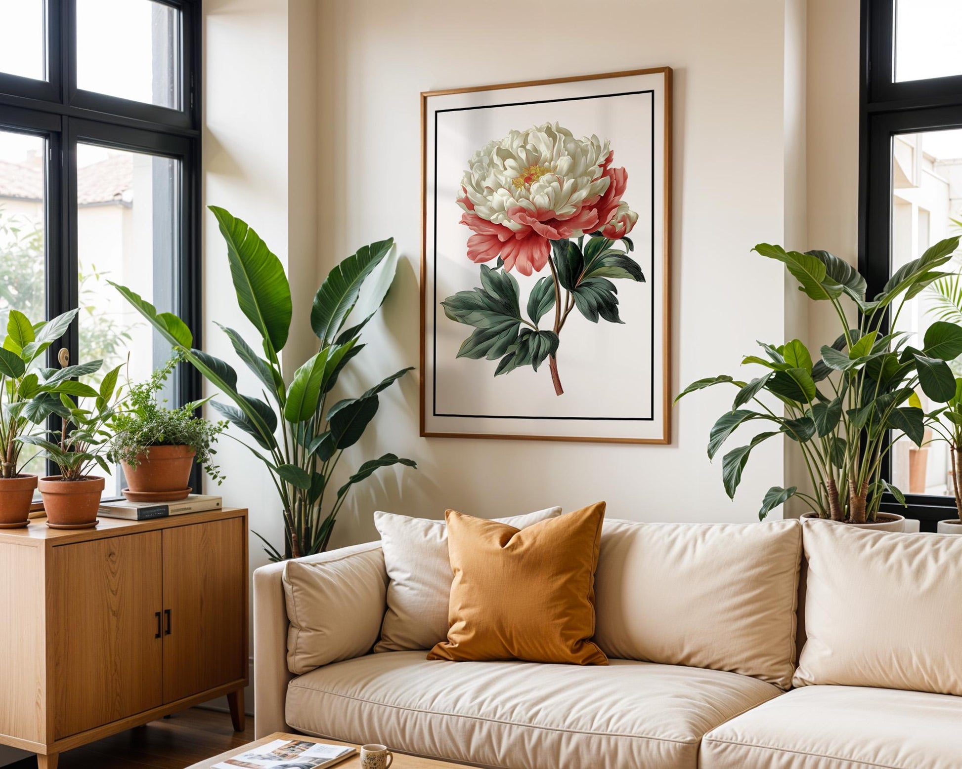 Flower Wall Decor | Peony Floral Decor