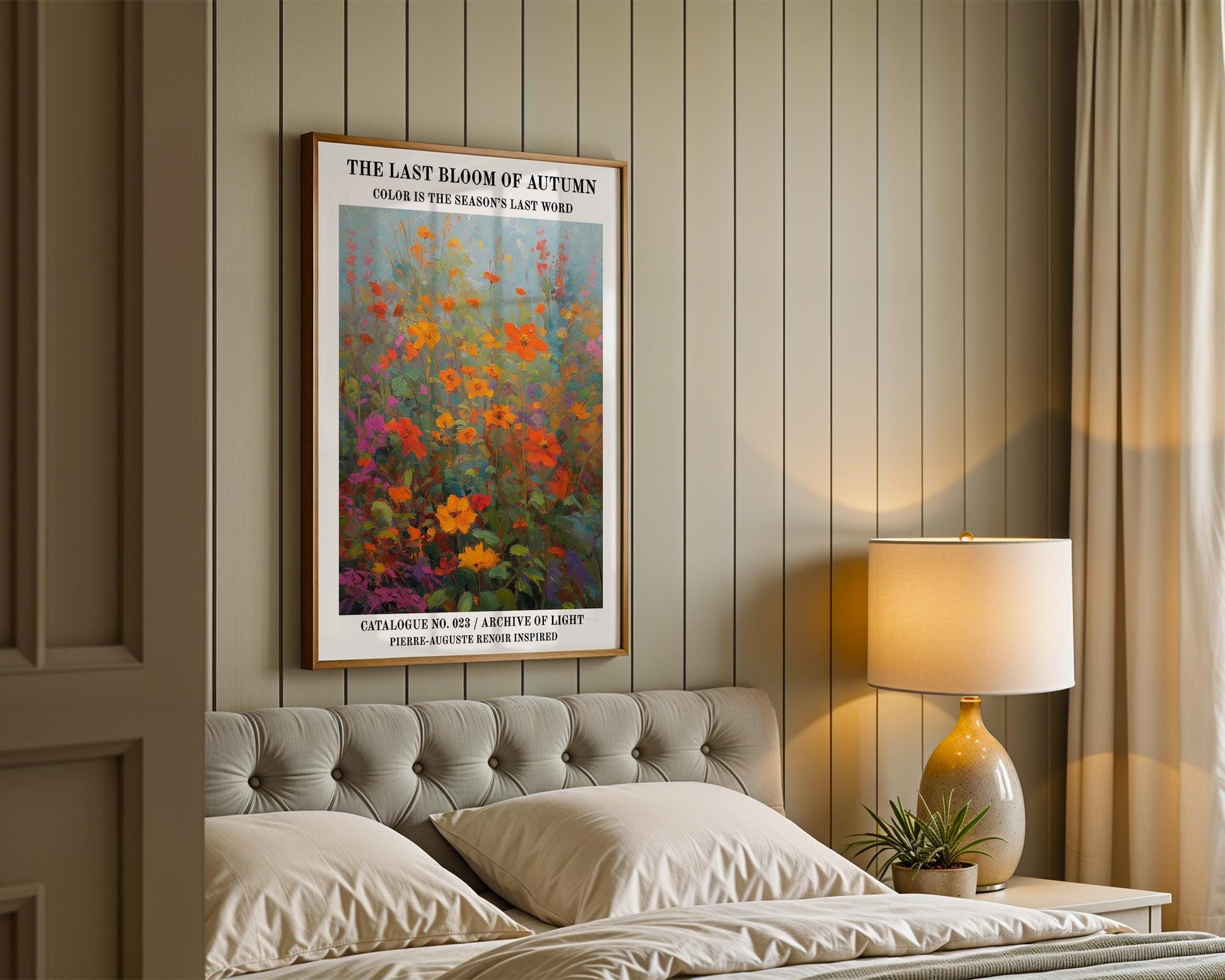 Gallery Wall Art | Autumn Floral Wall Art