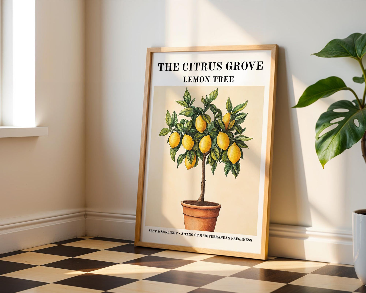 Kitchen Wall Art | Lemon Tree Mediterranean Wall Art
