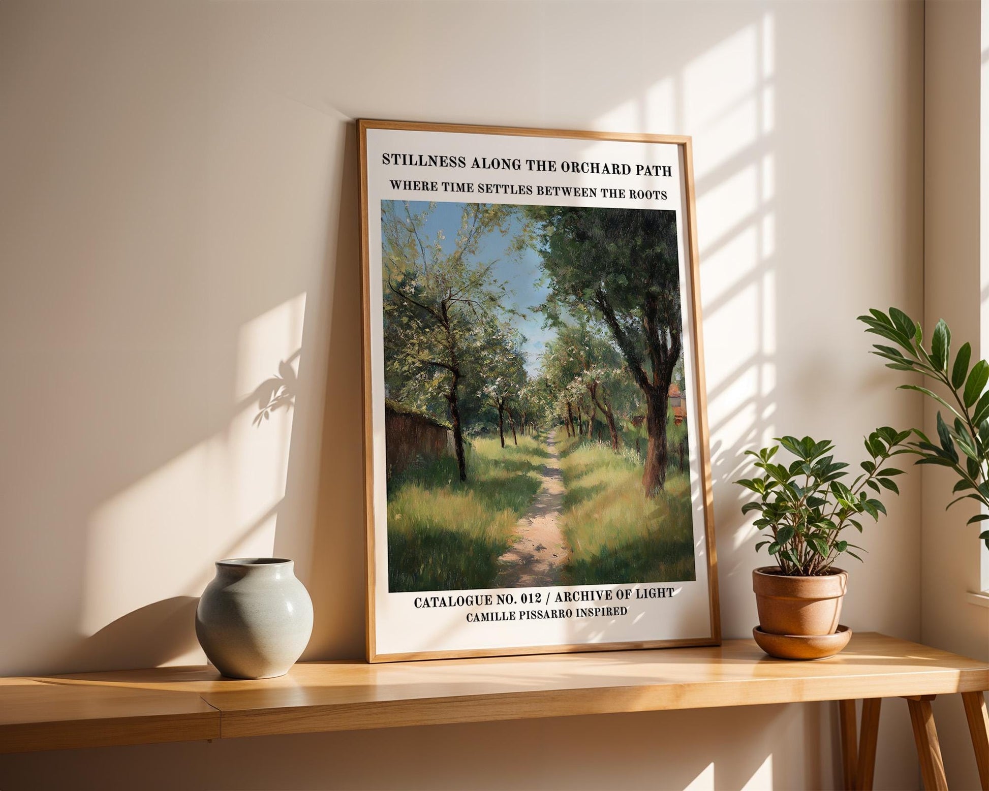 Gallery Wall Art | Camille Pissarro Inspired Poster
