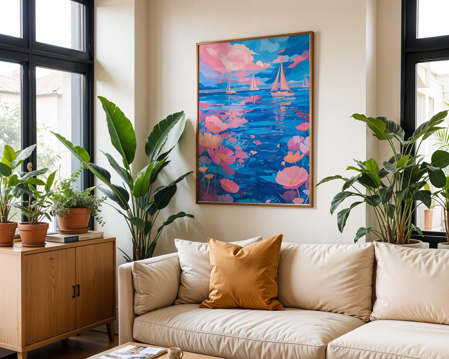 Dopamine Decor | Abstract Ocean Wall Art