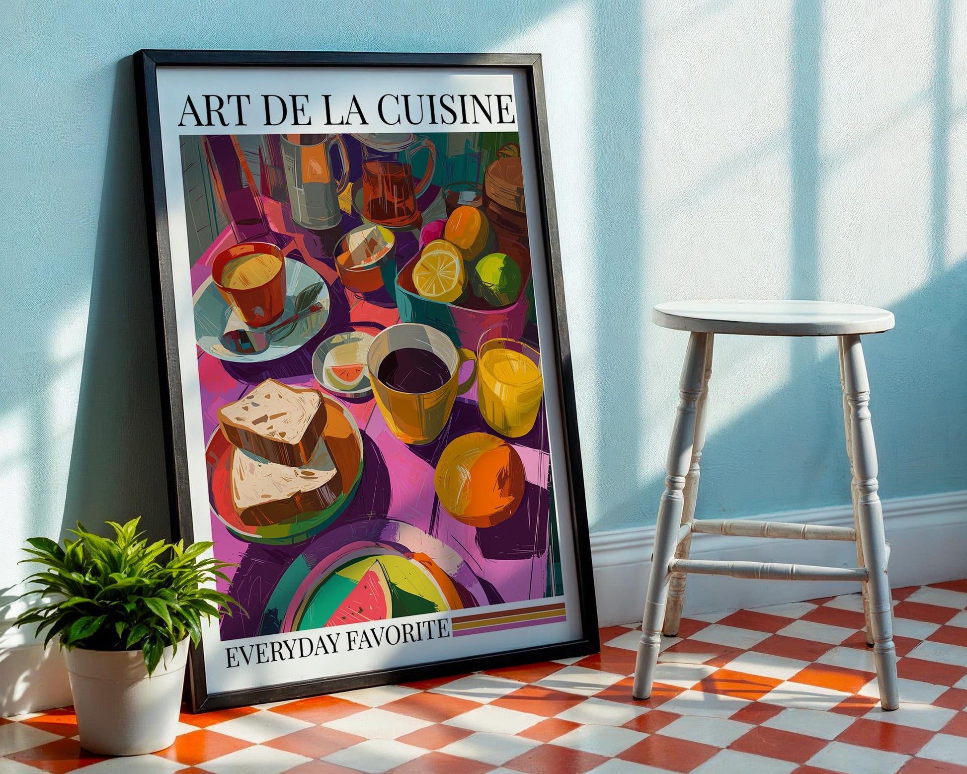 Kitchen Wall Art | Colorful Kitchen Decor