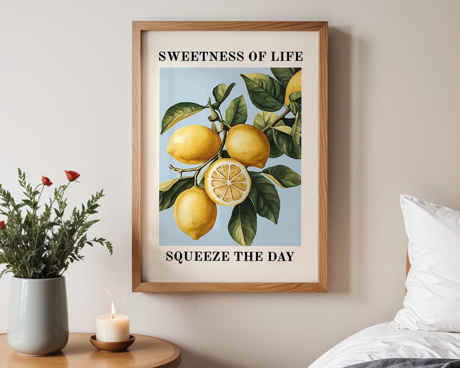 Kitchen Wall Art | Lemon Tree Wall Art