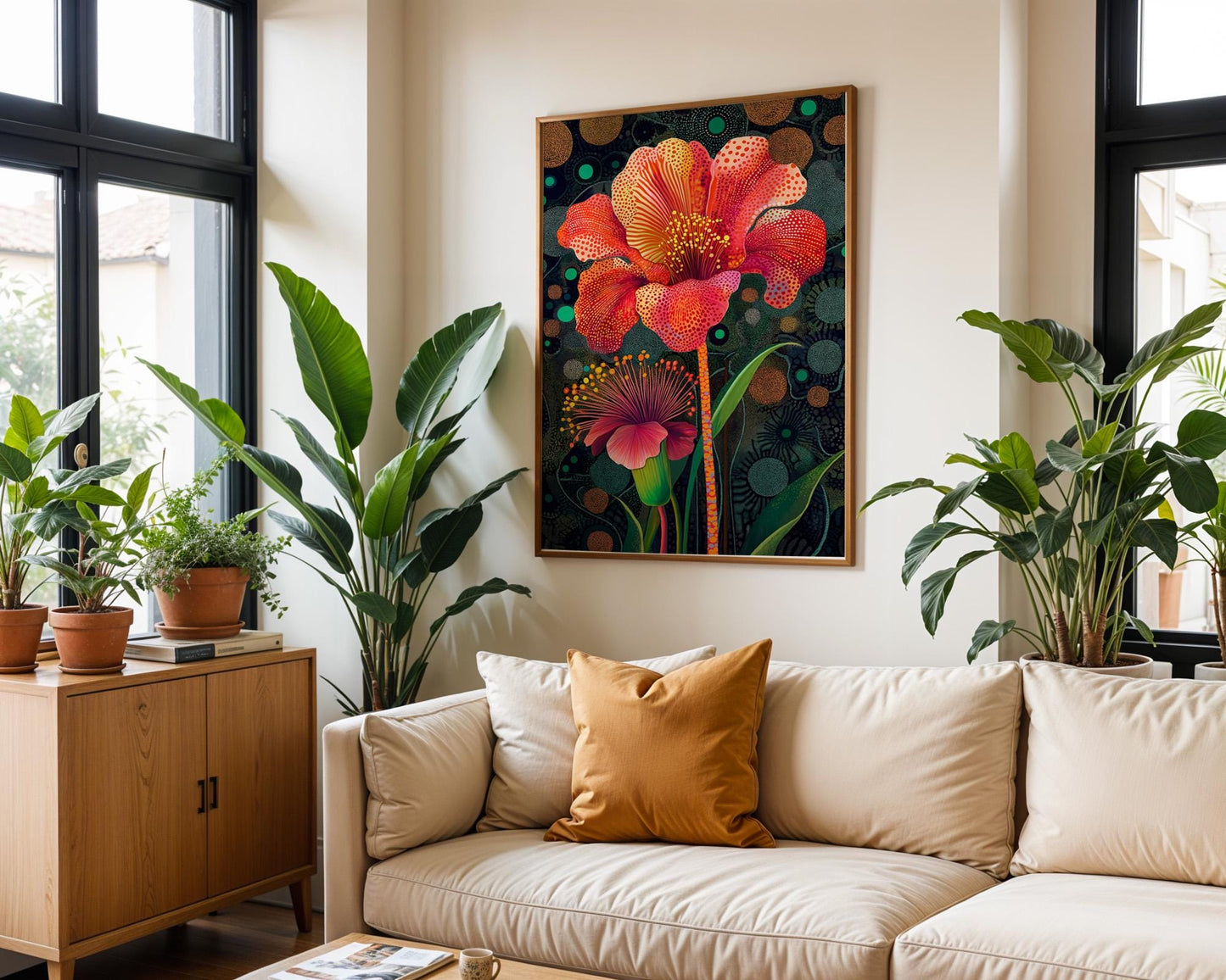 Japanese Wall Art | Japanese Floral Print