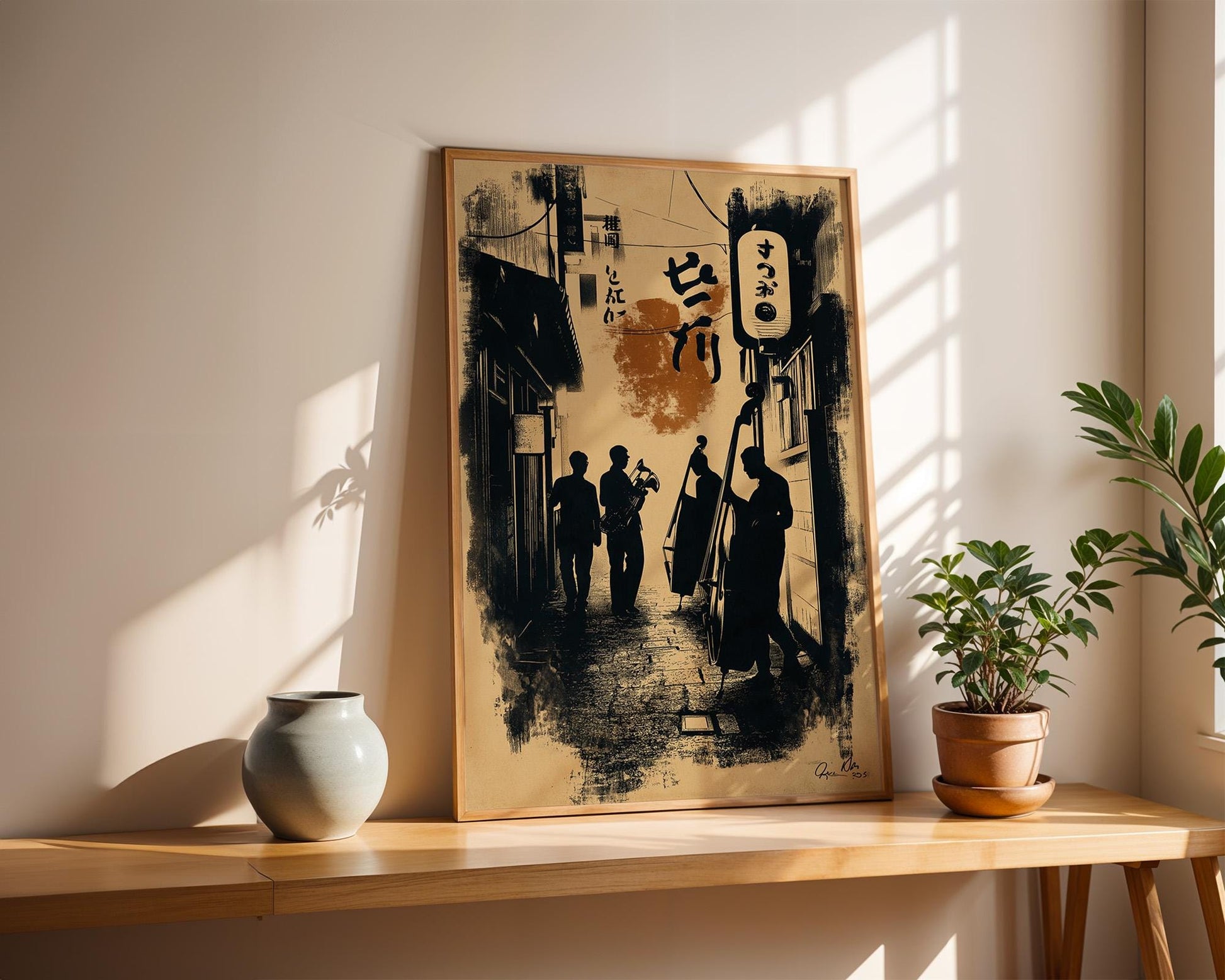 Japanese Wall Art | Japanese Jazz Art Print