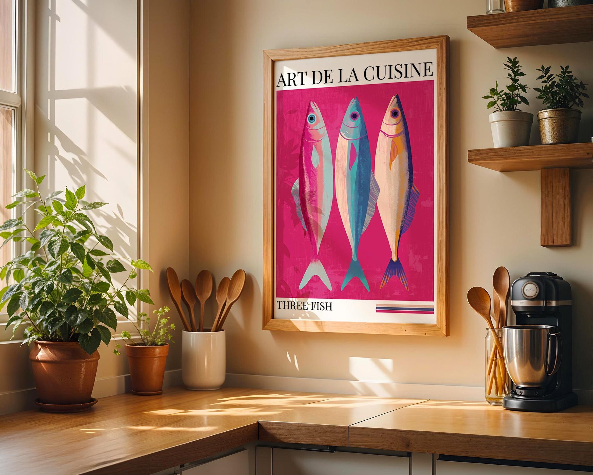 Kitchen Wall Art | Fish Wall Decor