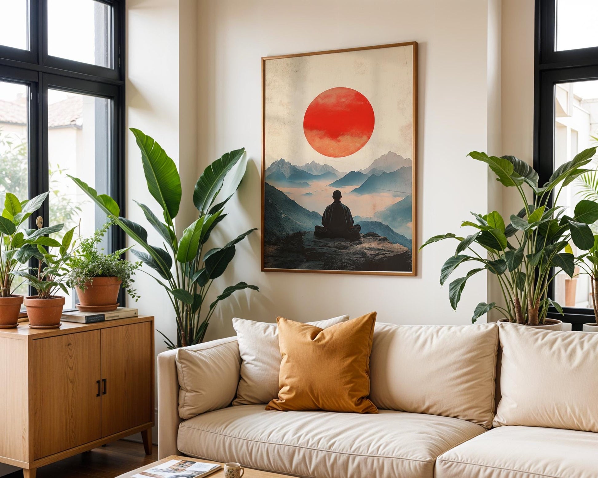 Japanese Wall Art | Japanese Mountain Poster
