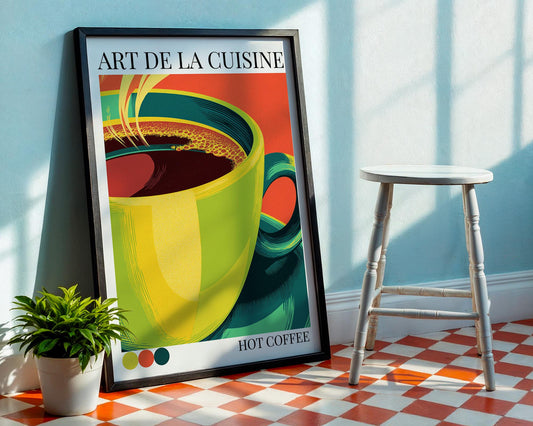 Kitchen Wall Art | Coffee Art Print