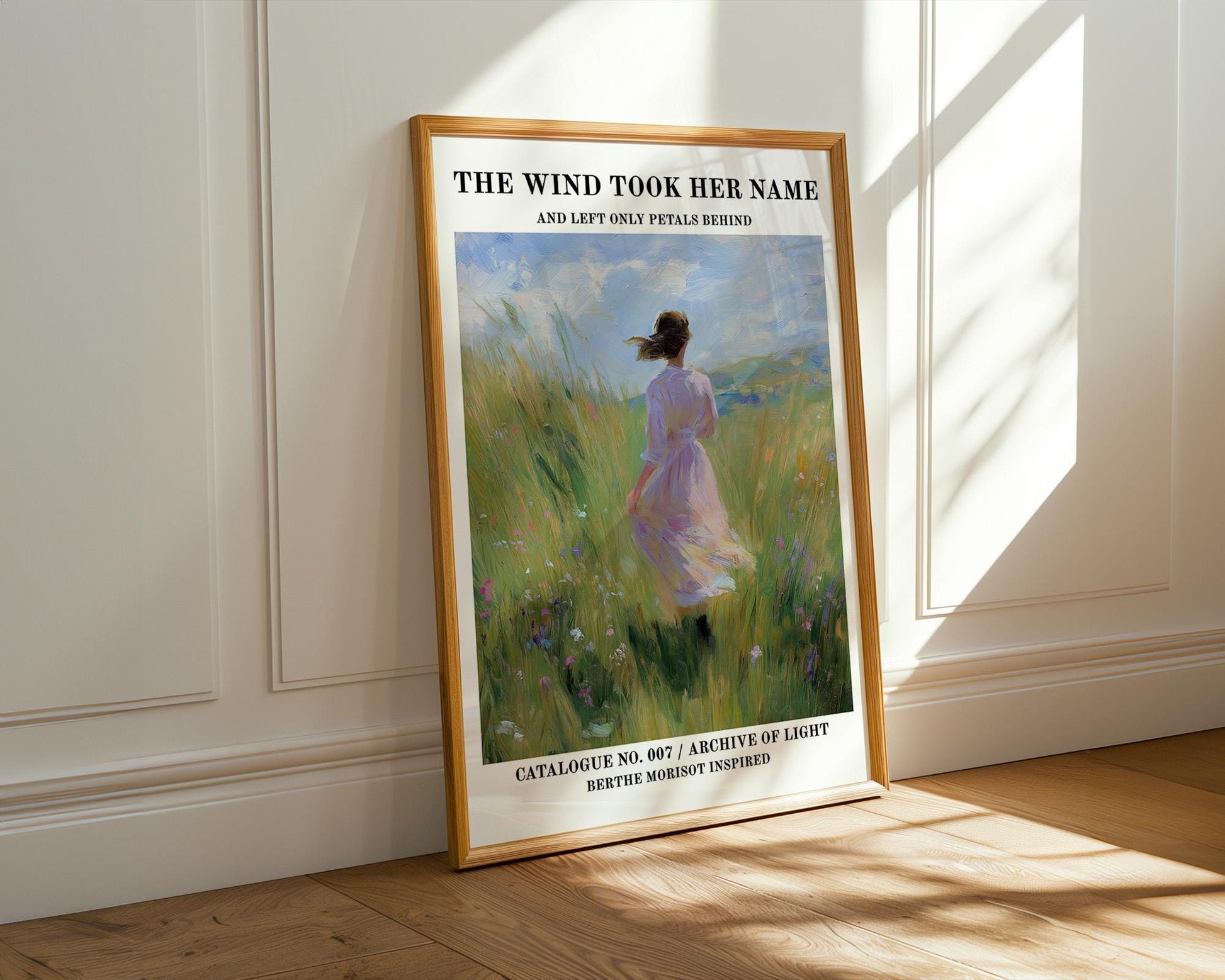 Gallery Wall Art | Monet Inspired Floral Poster