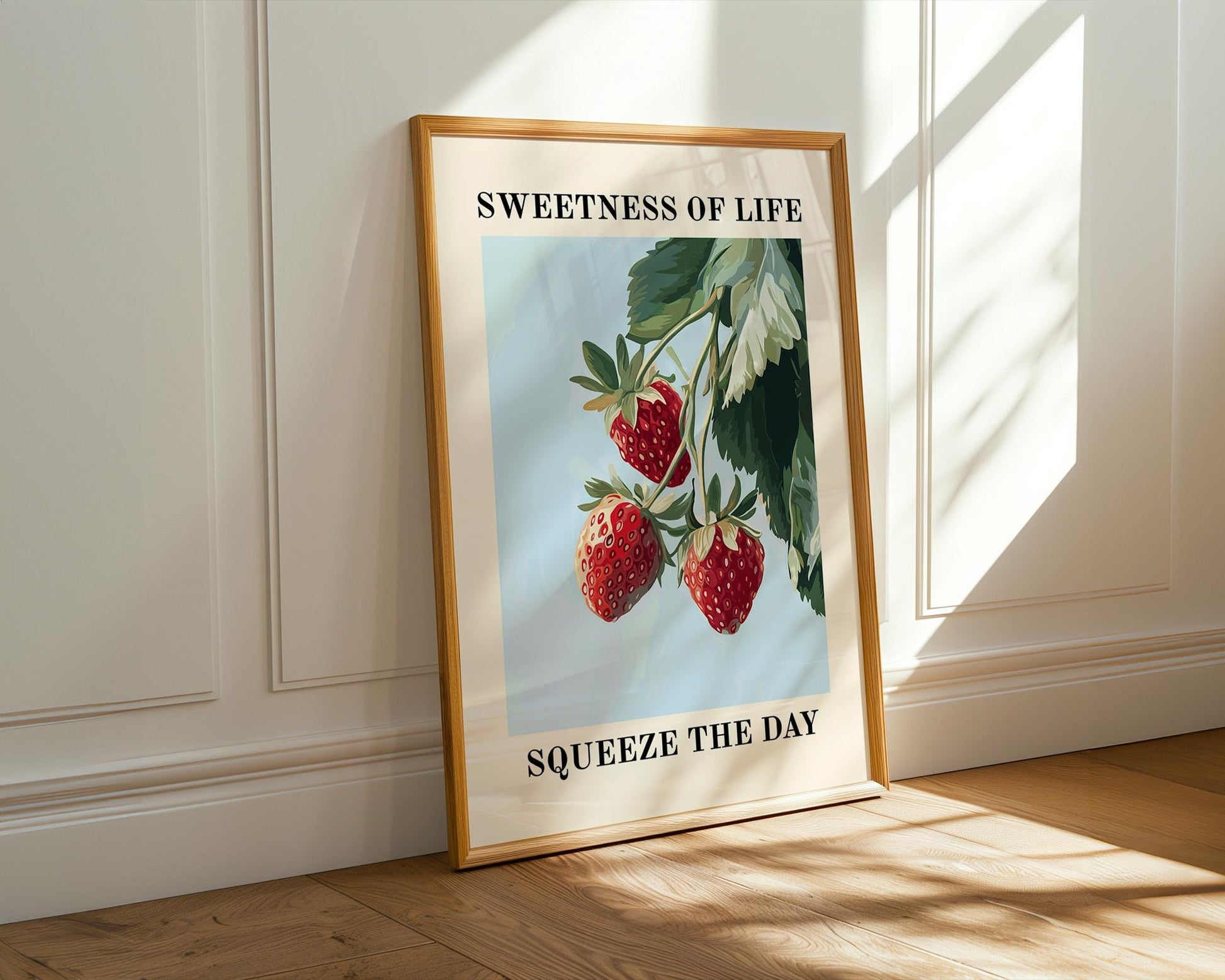 Kitchen Wall Art | Strawberry Artative Wall Art