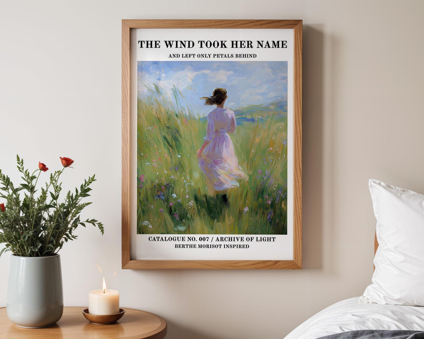 Gallery Wall Art | Monet Inspired Floral Poster