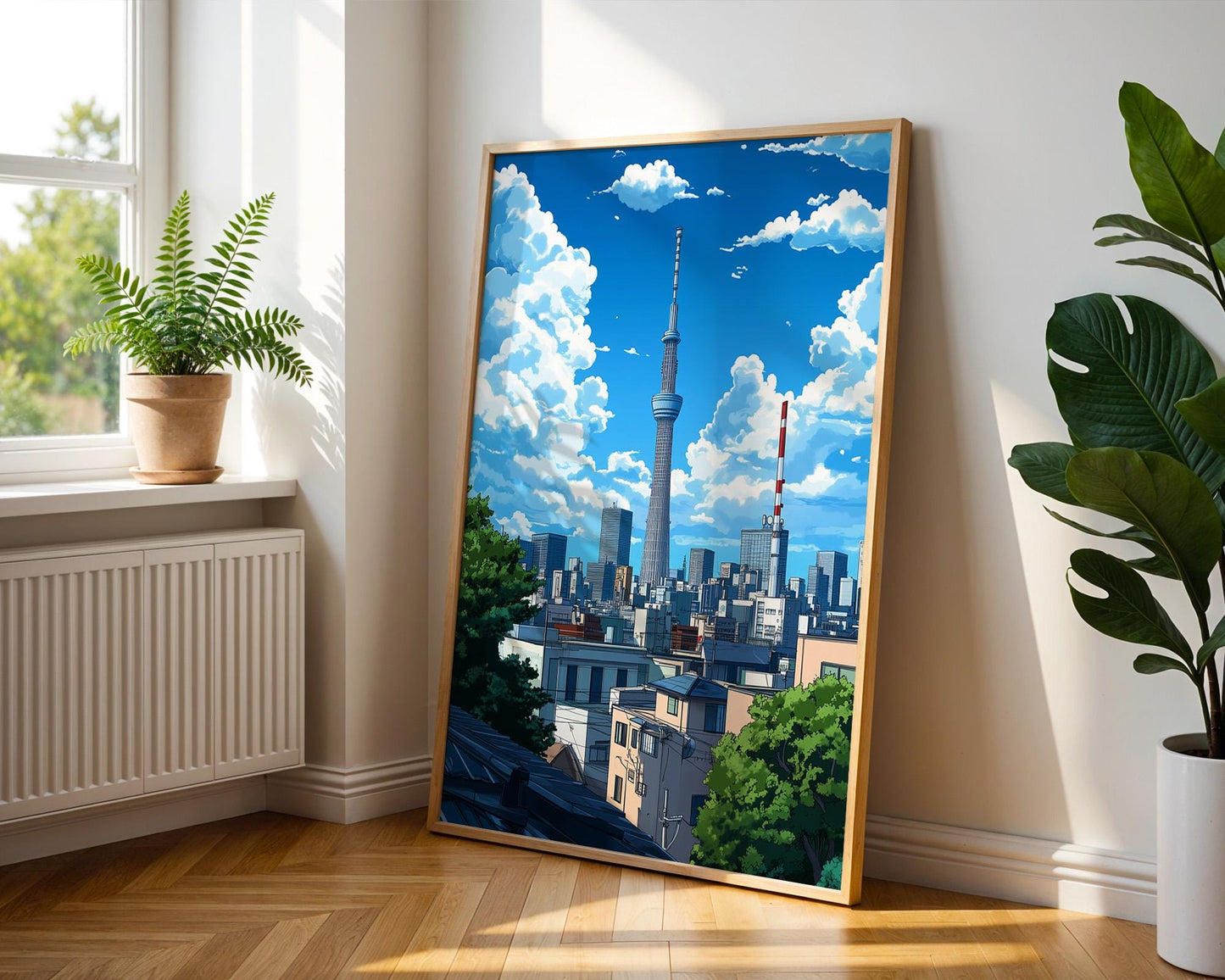 Japanese Wall Art | Tokyo Skyline Art Print