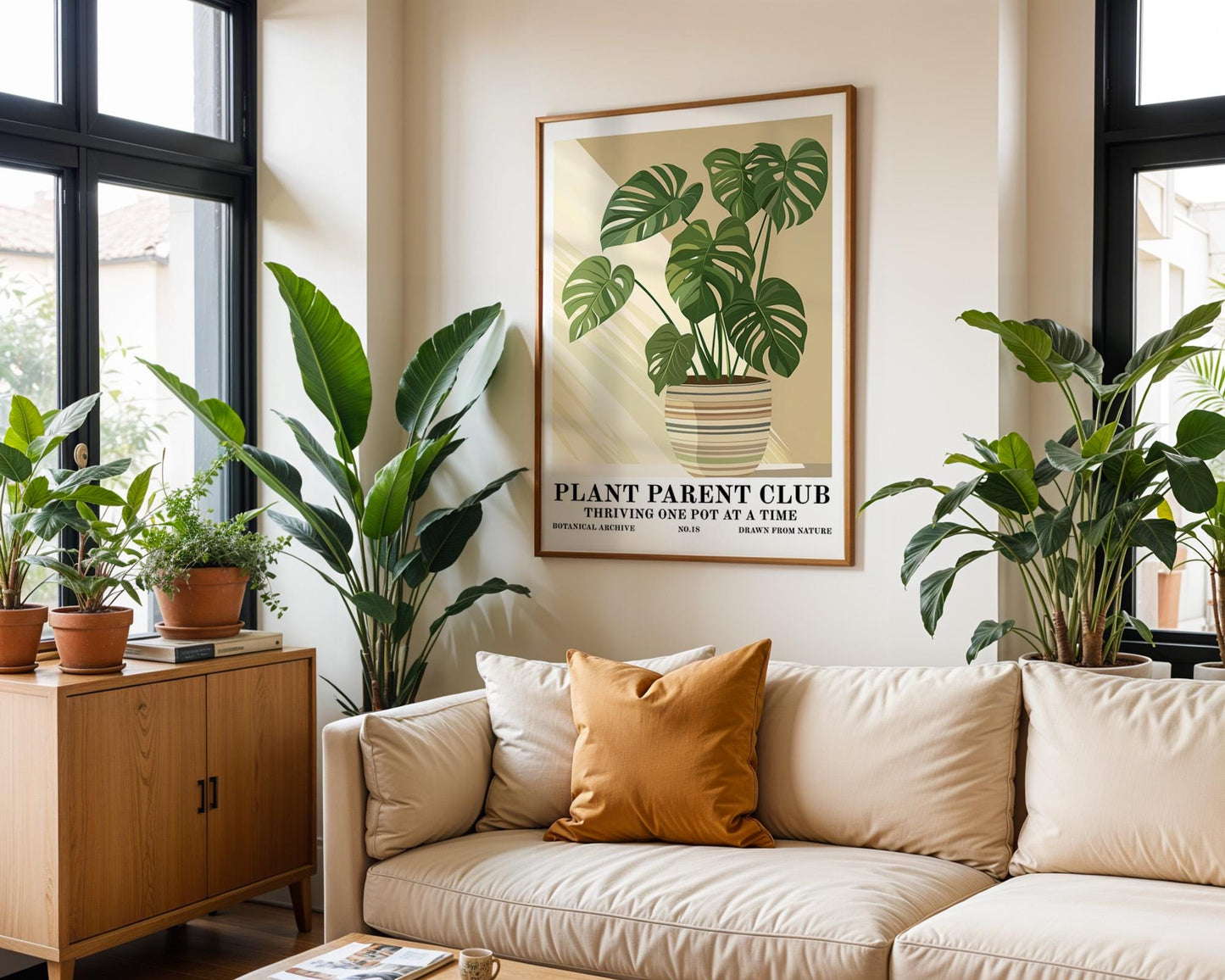 Flower Wall Decor | Monstera Plant Poster