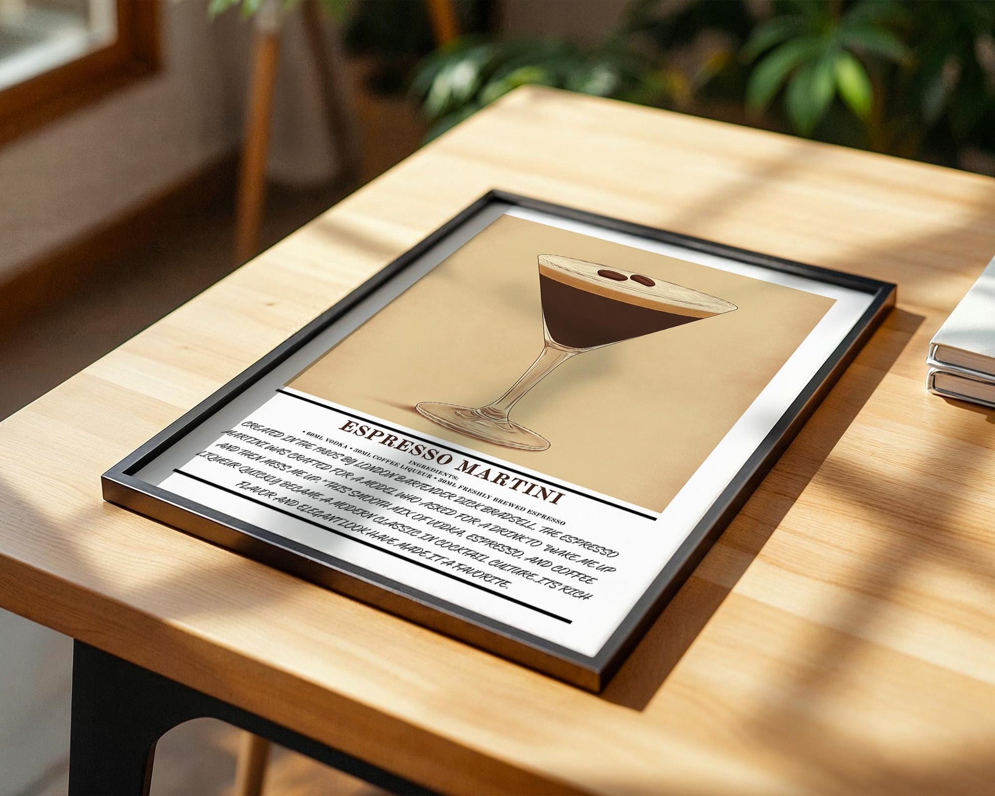 Kitchen Wall Art | Espresso Martini Art