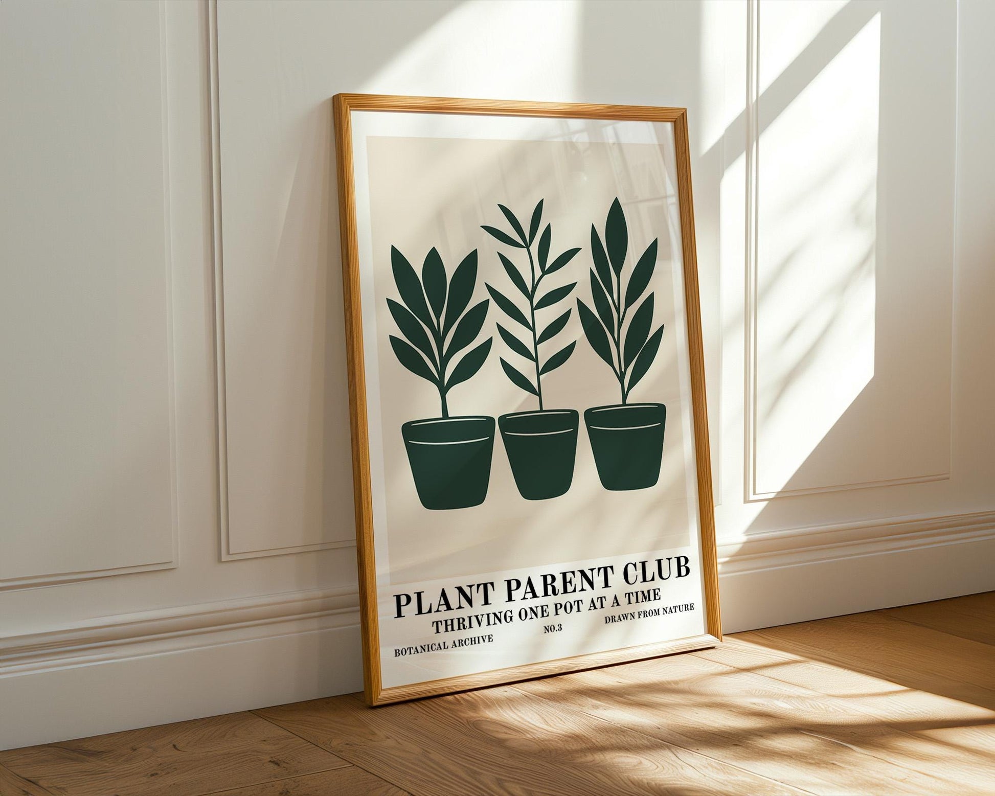 Flower Wall Decor | Botanical Plant Lover Poster