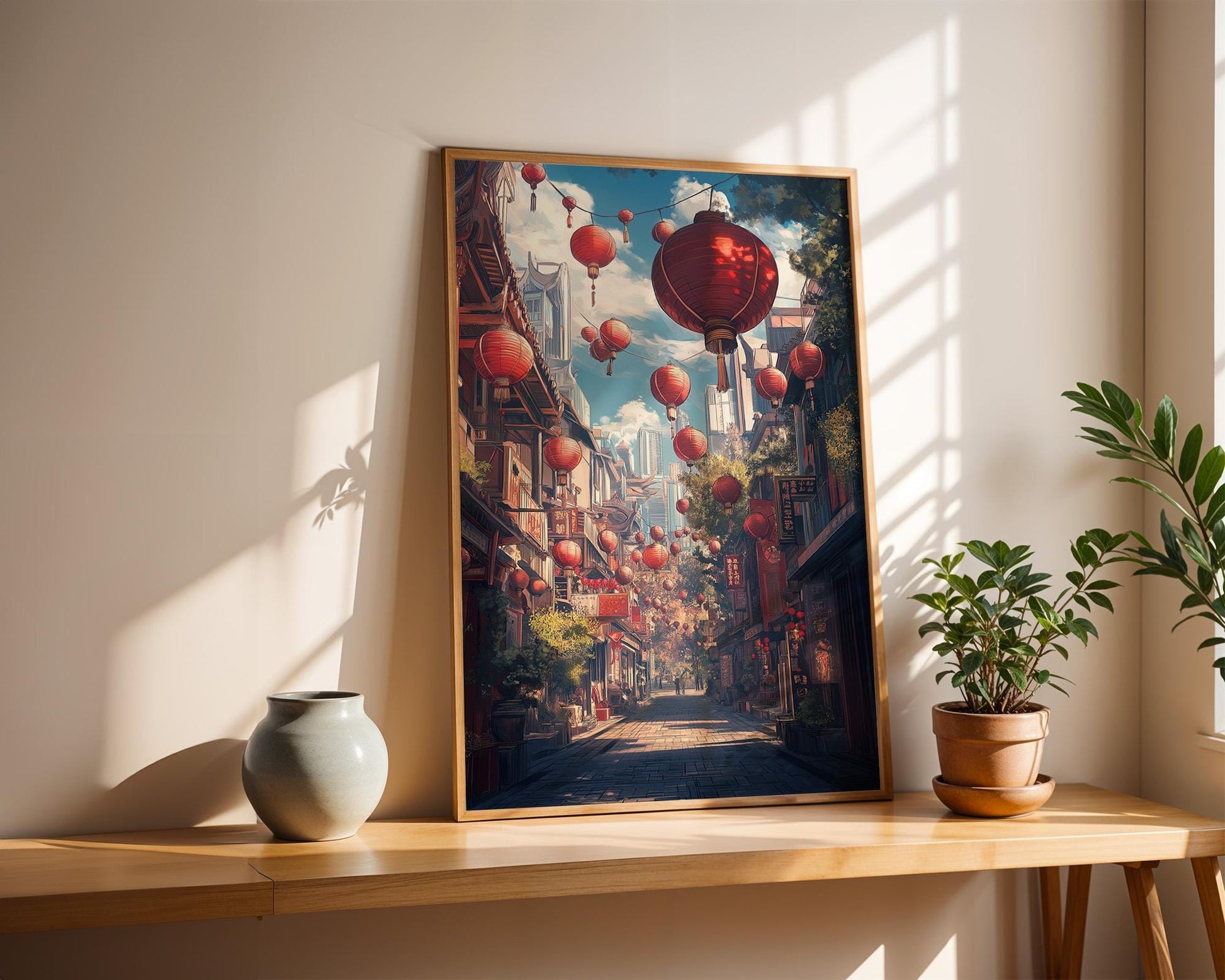 Japanese Wall Art | Japanese Cityscape Poster