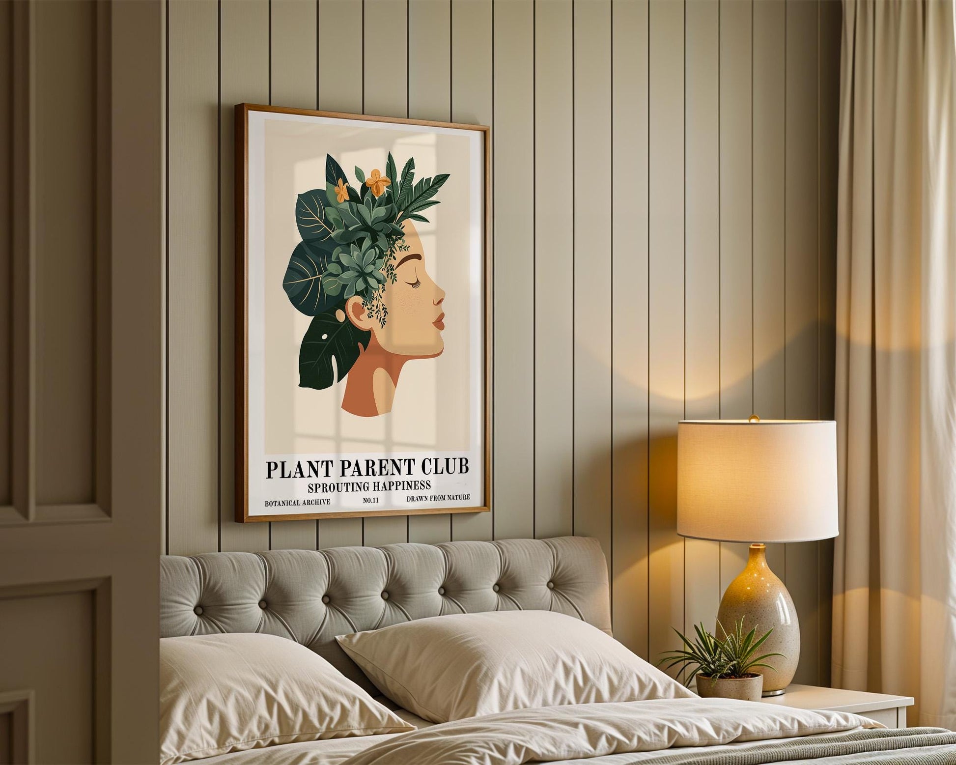 Flower Wall Decor | Botanical House Plant Poster