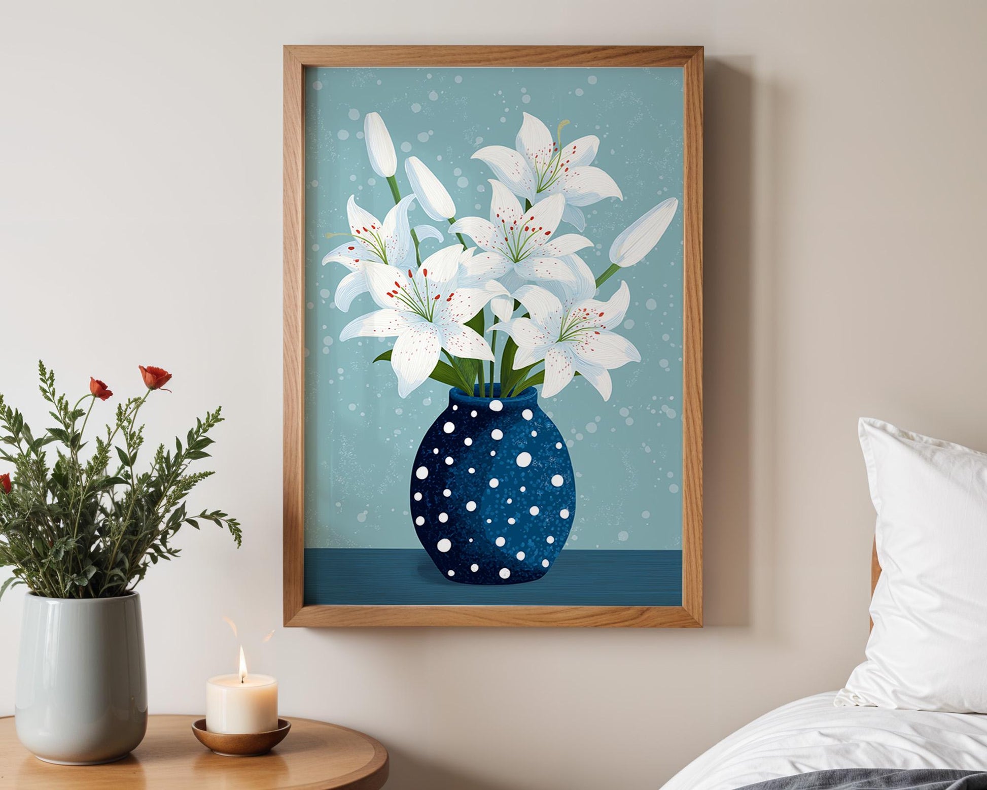 Flower Wall Decor | Lily Flower Poster