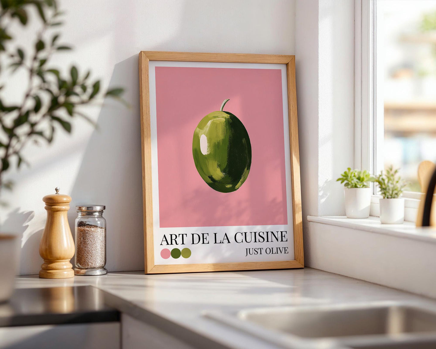 Kitchen Wall Art | Olive Art Print