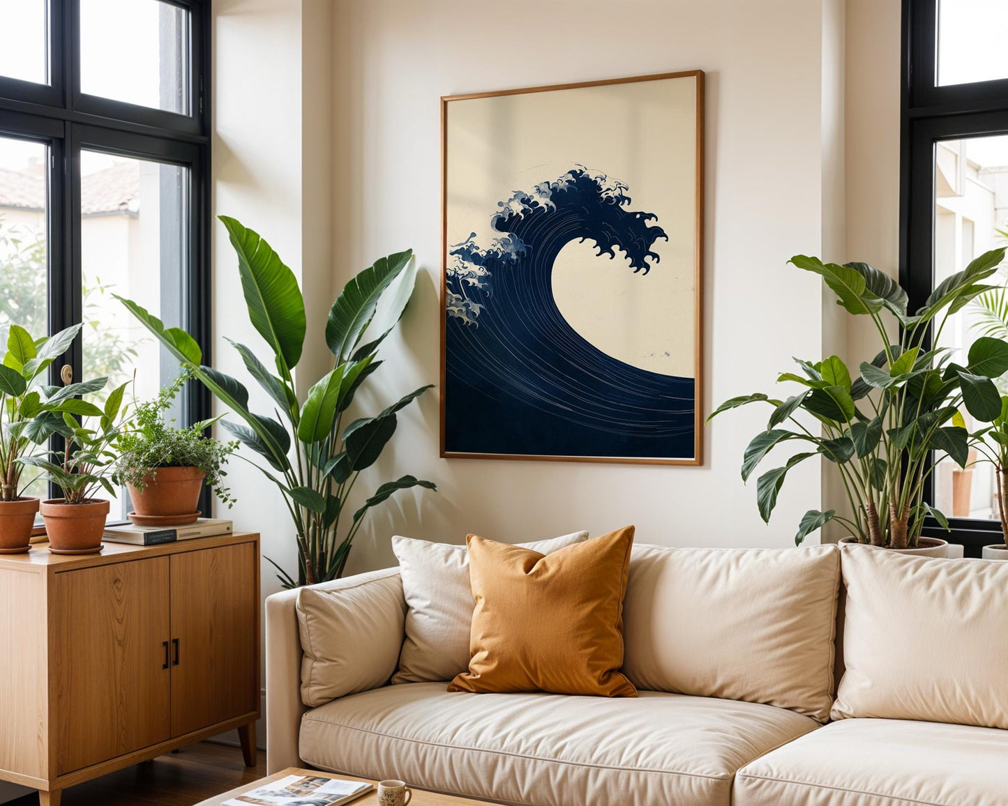 Japanese Wall Art | Japanese Ocean Wave Art