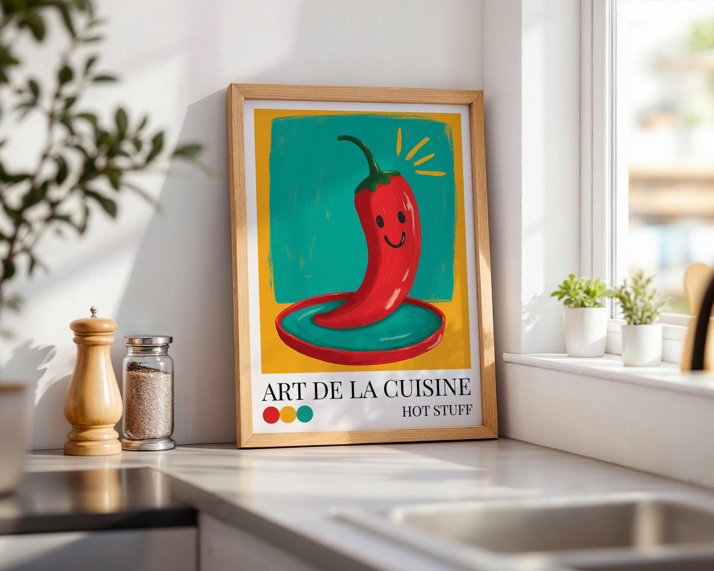 Kitchen Wall Art | Chili Dopamine Wall Art